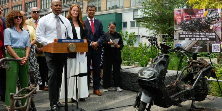 Mayor Adams Launches Initiative to Combat Lithium-Ion Battery Fires