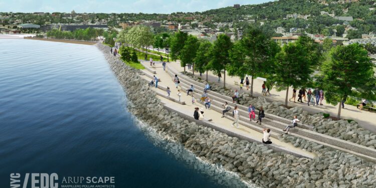 Adams Administration Breaks Ground on New Stapleton Waterfront Development