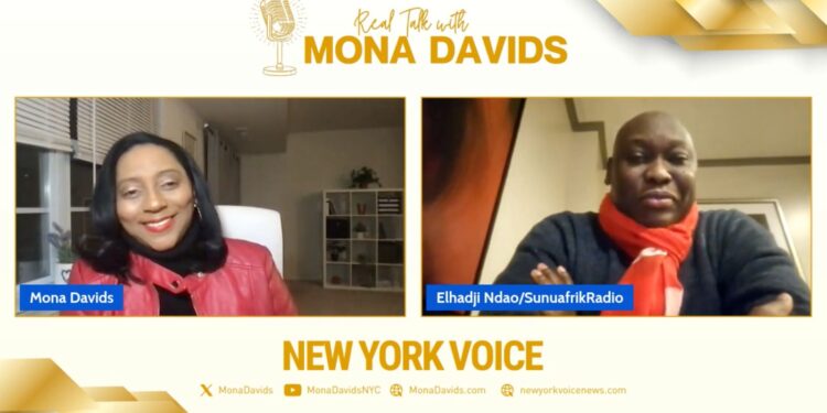 El Hadji Ndao, Owner of SunuAfrik Radio, Shares Insights on the African Migrant Crisis in NYC in Exclusive ‘Real Talk with Mona Davids’ Interview
