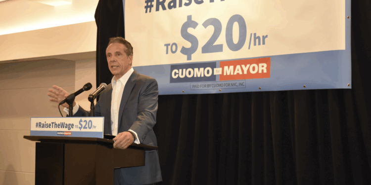 Cuomo’s $20 Minimum Wage Plan for New York City Workers